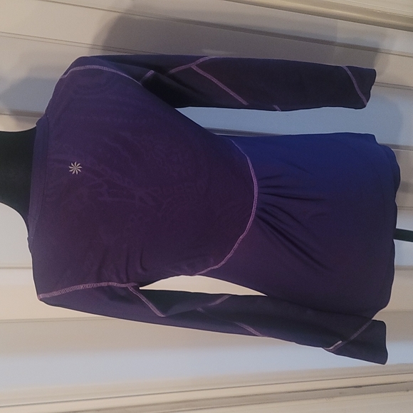 Women's Purple Athleta Shirt - Picture 2 of 2